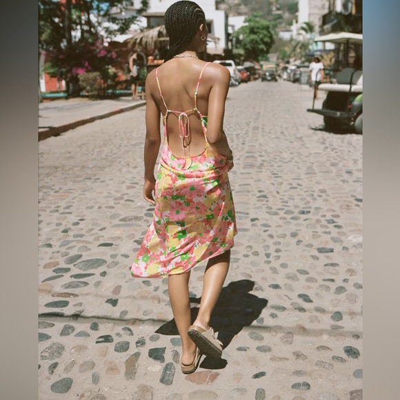 For Love And Lemons Colorful Floral Dress - Picture 4 of 8